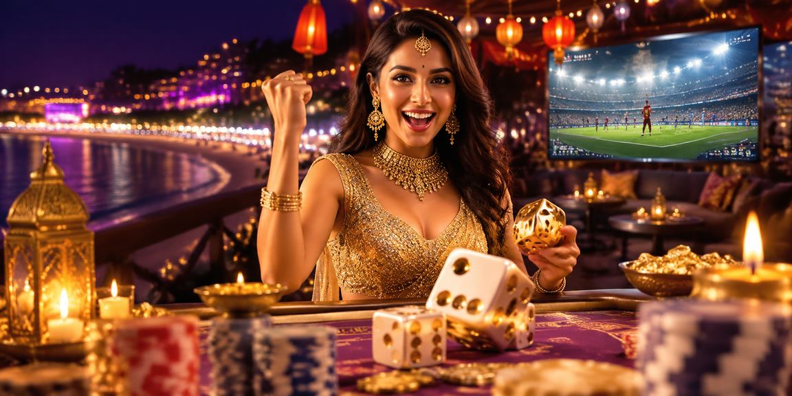 Players enjoying dice game in Goa wearing traditional attire