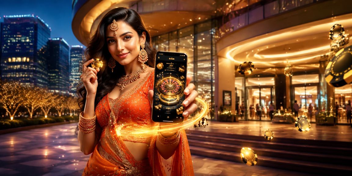 Player logging into 16847 mobile casino app in India